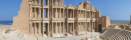 Libya Ancient Sabratha Roman City Theatre Sealiberty Cruising