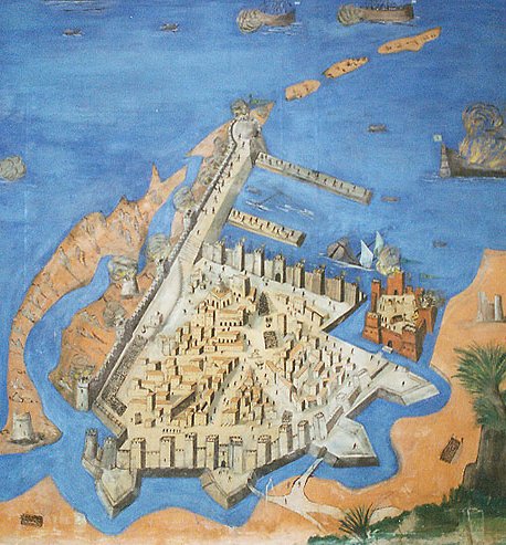 Old Map Tripoli Medina Libya Sealiberty Cruising